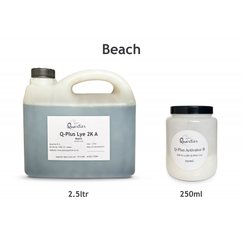 Quartier Q-Plus Lye 2K Beach 2.5ltr + 250ml Activator  260.0075.2750 (DC)